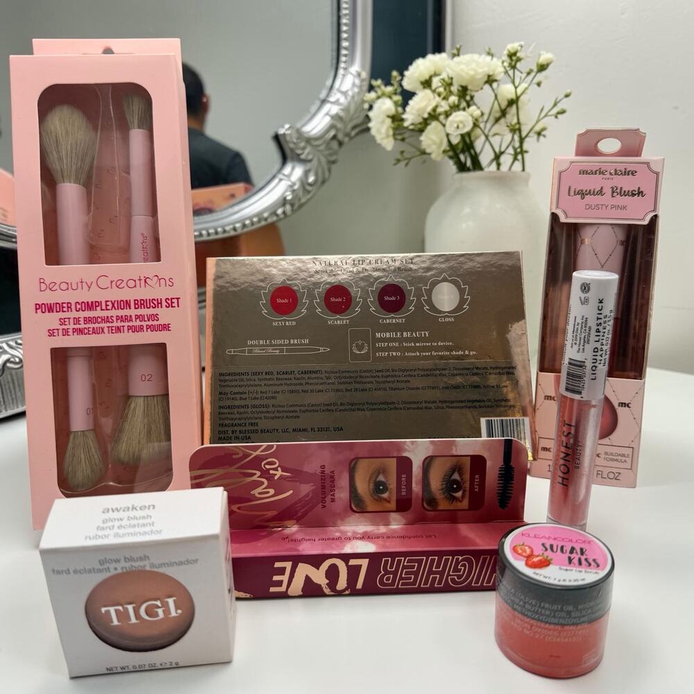 Luxury Makeup Bundle TIGI Honest Beauty Mally Marie Claire
